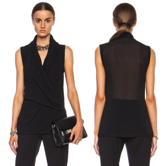 Helmut Lang silk sleeveless blouse - Picture 7 of 7